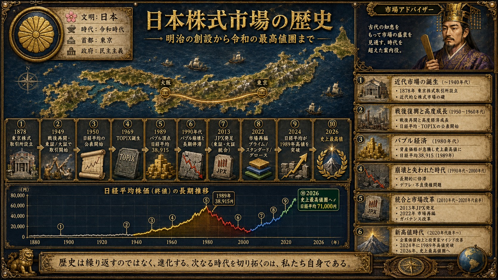 CIV3 Tokyo Stock Exchange Chronicle Screen