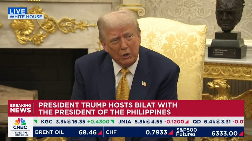 トランプ元大統領とフィリピン大統領の会談
